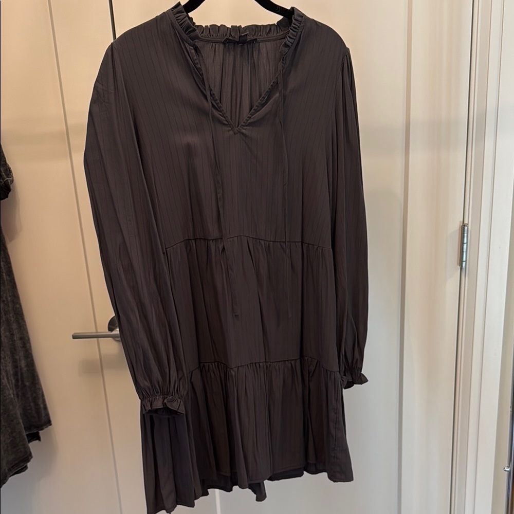 Chic Black Tiered Dress